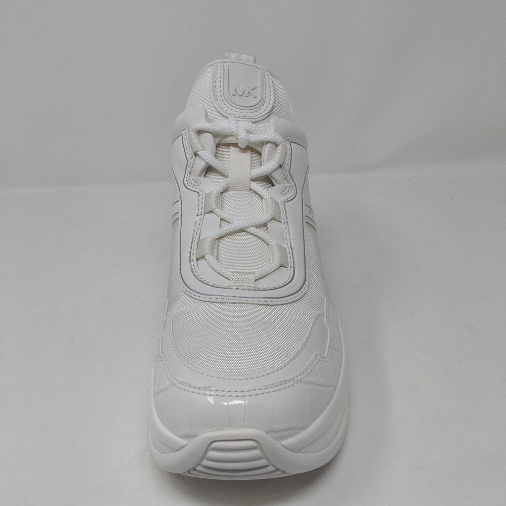 Michael Kors Olympia Trainer Optic White Chunky Sneakers Womens 10 49F4OLFS1D - Picture 11 of 16